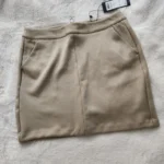 Featured thumbnail for Jupe faux suede taupe
