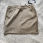 Thumbnail for Jupe faux suede taupe