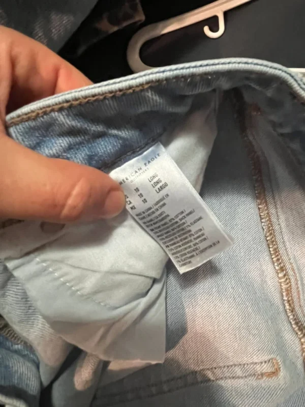 Image for Jeans pâle AE droit taille haute