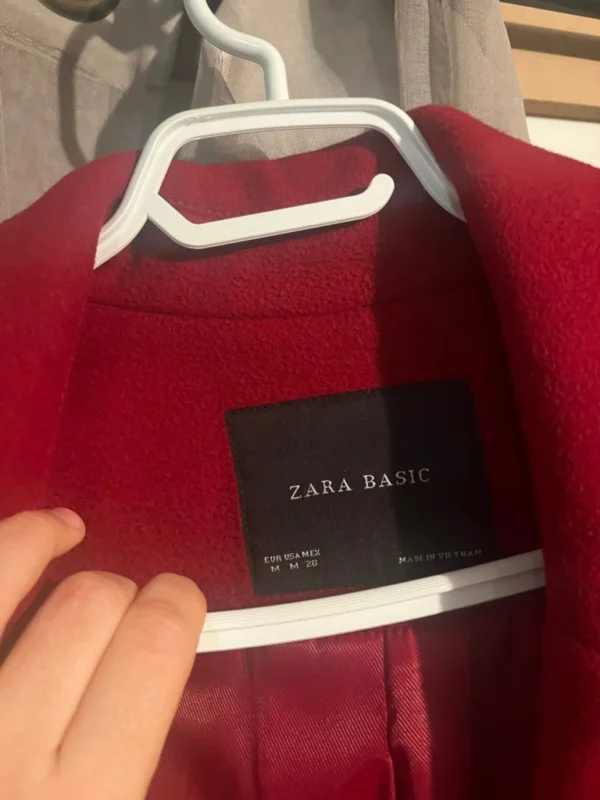 Image for Manteau zara rouge propre