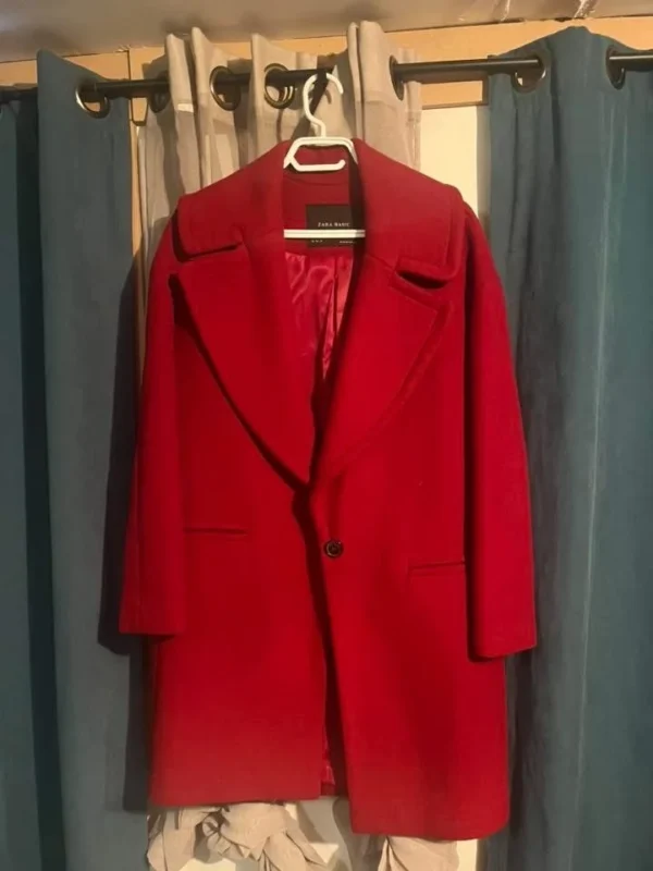 Image for Manteau zara rouge propre