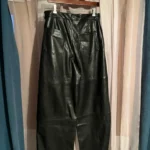 Thumbnail for Pantalon cuir Garage jambes larges