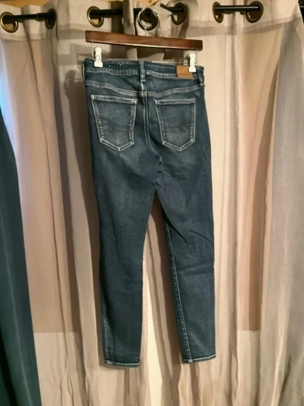 Image for 2 paires de jeans troués skinny AE