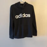 Featured thumbnail for Chandail à capuchon noir Adidas
