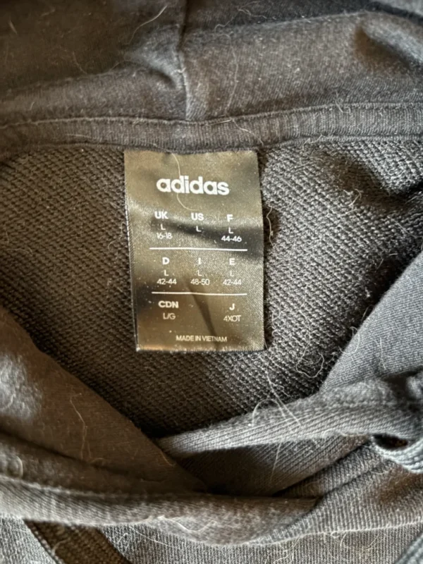 Image for Chandail à capuchon noir Adidas