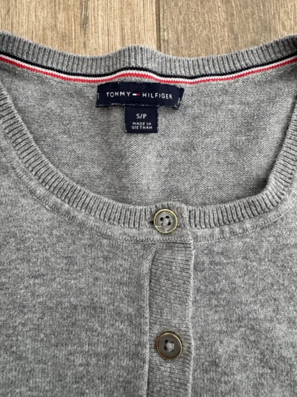 Image for XS - Cardigan Tommy Hilfiger gris