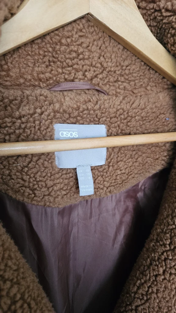 Image for Asos teddy coat