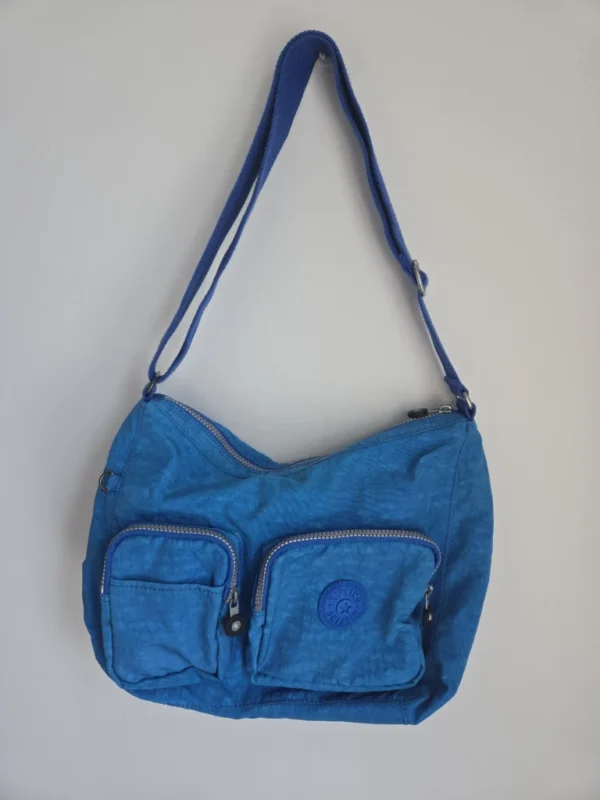 Featured image for Kipling small blue messenger bag