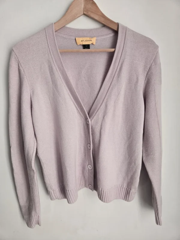 Featured image for Lavender cardigan in soft St.John wool