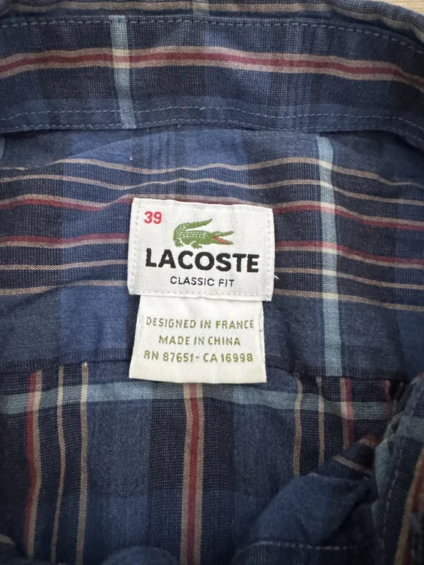 Image for 39- Chemise Lacoste marine
