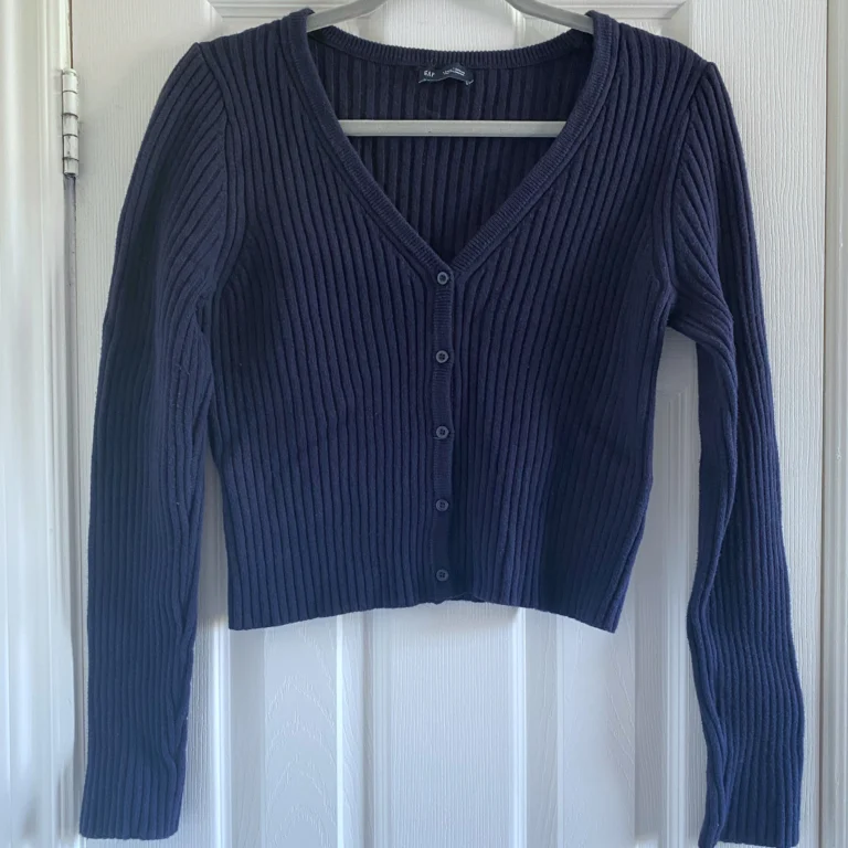 Image for Cardigan crop en coton