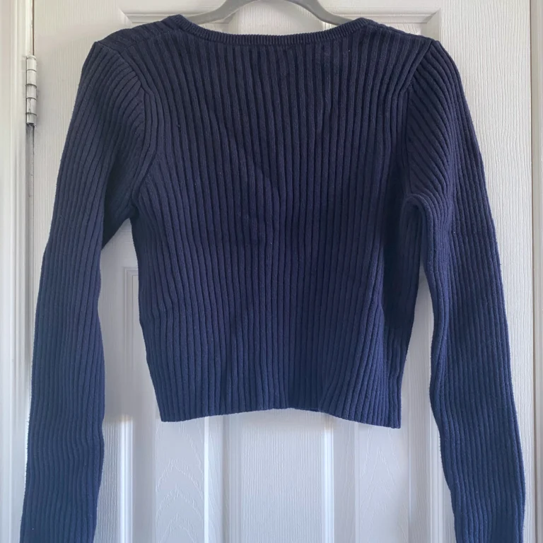 Image for Cardigan crop en coton