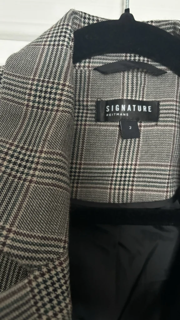 Image for Blazer à carreaux