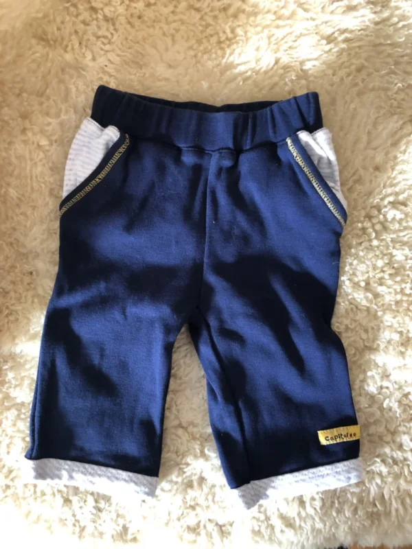 Image for stylish cotton "captain" trousers 🛳️ baby unisex
