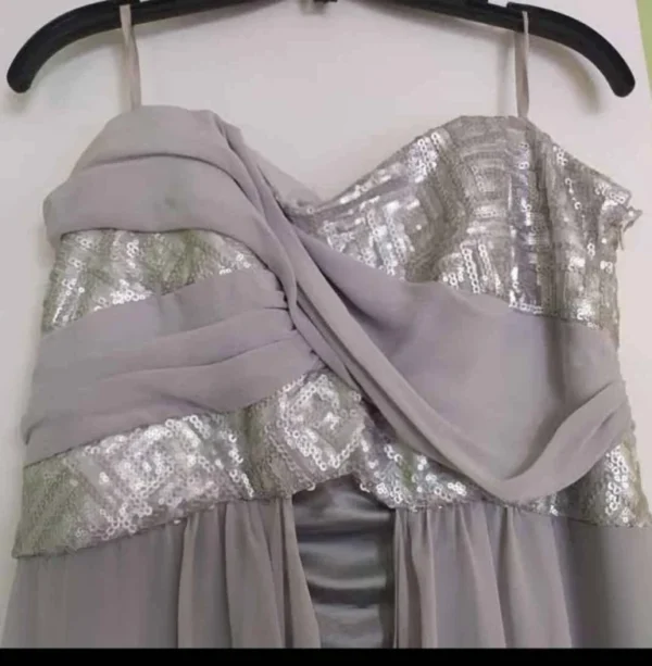 Image for robe bustier grise