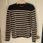 Featured thumbnail for Chandail rayé en laine Comptoir des Cotonniers