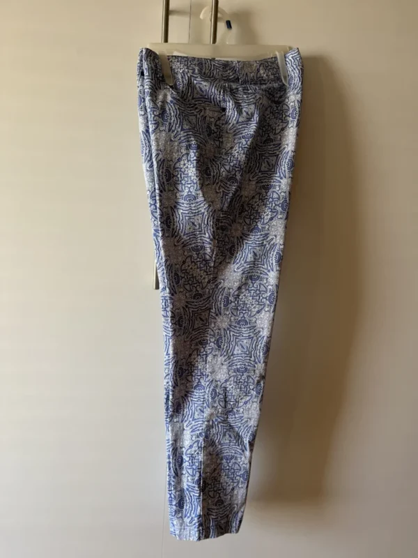 Featured image for Pantalon long 97% coton- bleu/blanc  Nygard  8P
