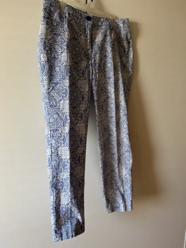 Image for Pantalon long 97% coton- bleu/blanc  Nygard  8P