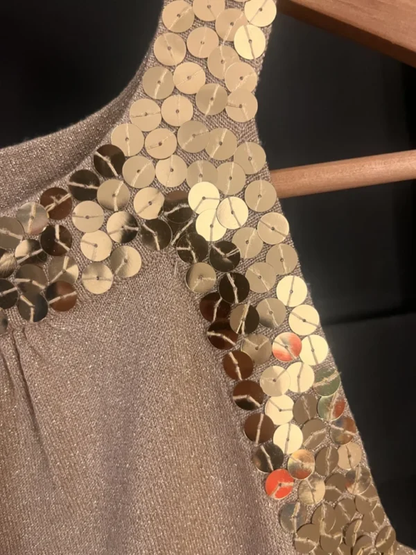 Image for Débardeur doré à sequins BEDO