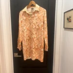 Featured thumbnail for Robe / tunique chemise orangée