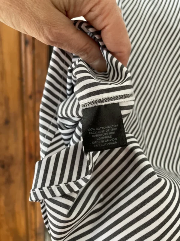 Image for Pink Tartan blouse à rayures 100% coton col montant avec volants et perles - Taille 4