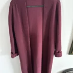 Featured thumbnail for Cardigan long rouge vin