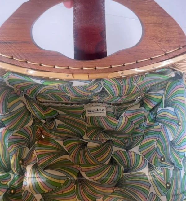 Image for Vintage wicker handbag