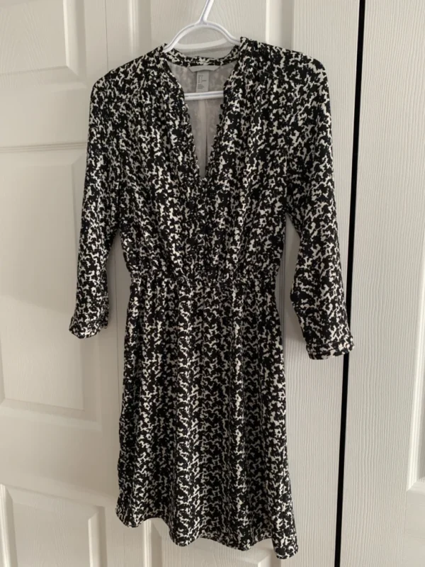 Featured image for Robe imprimée à manches 3/4
