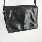 Thumbnail for Sac bandoulière ultra-pratique en cuir véritable noir