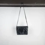 Thumbnail for Sac bandoulière ultra-pratique en cuir véritable noir