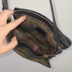Thumbnail for Sac bandoulière ultra-pratique en cuir véritable noir