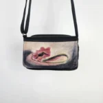 Featured thumbnail for Sac bandoulière en cuir peint à la main fait au Québec
