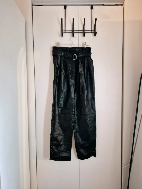 Featured image for Dynamite high-waisted faux-leather trousers size 0