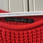 Thumbnail for Red knitted jumper Zara