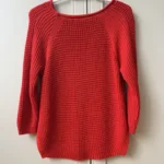 Thumbnail for Red knitted jumper Zara
