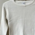 Thumbnail for Chandail blanc crop Twik