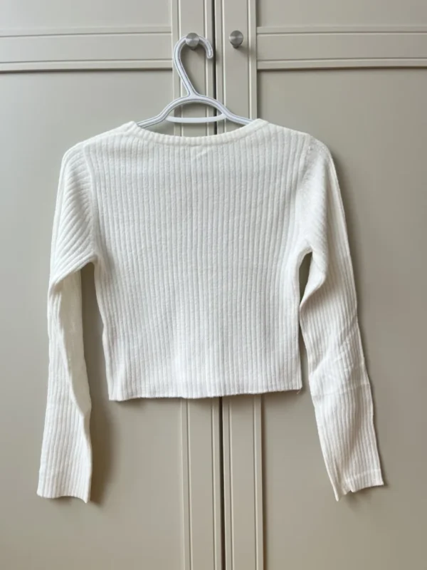 Image for Chandail blanc crop Twik