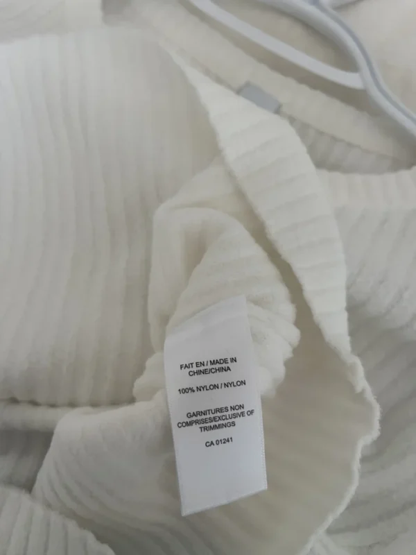 Image for Chandail blanc crop Twik