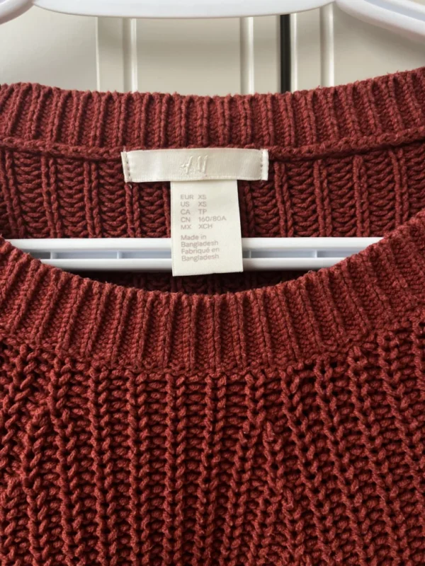 Image for Pull en tricot de coton HM