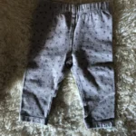 Featured thumbnail for Leggings taupe fleuri rose -rouge
