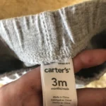 Thumbnail for Pantalon 3 mois joggings gris imparfait