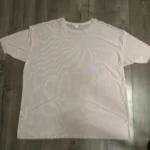 Thumbnail for Chandail en filet rose pale oversized