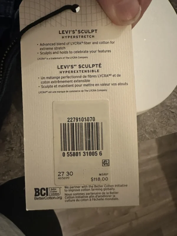 Image for Jeans Levi’s Mile high super skinny - 27