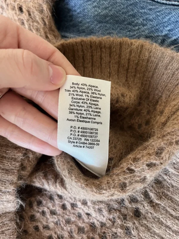 Image for Alpaca and wool jumper