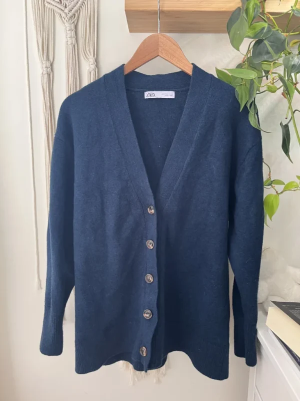 Featured image for Blue cardigan