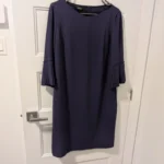 Thumbnail for Escada/Robe Bleu Marin Sz 38EU