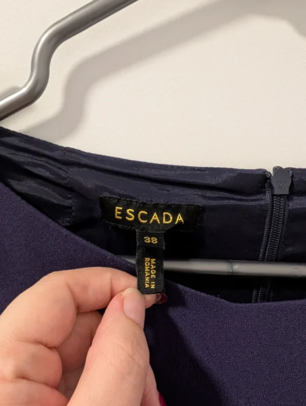 Image for Escada/Robe Bleu Marin Sz 38EU