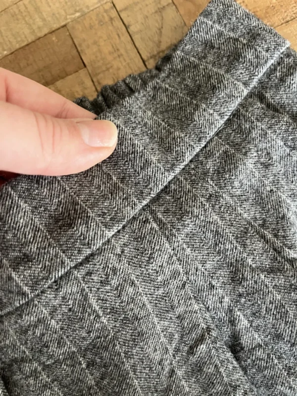 Image for Babaton Cohen grey and white wool and cashmere trousers size 4