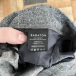 Thumbnail for Babaton Cohen grey and white wool and cashmere trousers size 4