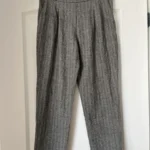 Thumbnail for Babaton Cohen grey and white wool and cashmere trousers size 4
